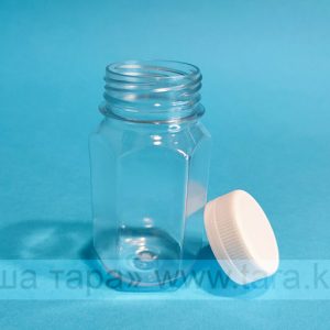 Банка ПЭТ 100 мл шестигранная