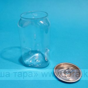 Банка ПЭТ 0.33 треугольная под напитки